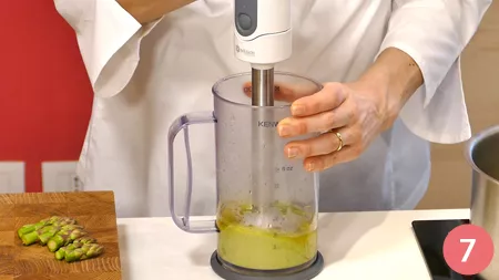 Polpette di coniglio al timo su crema di asparagi - Passaggio 7