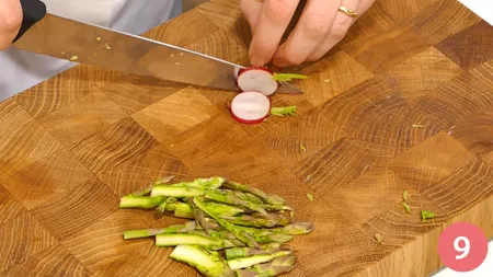 Polpette di coniglio al timo su crema di asparagi - Passaggio 9