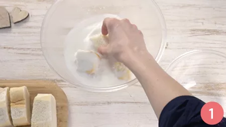 Polpette di pane - Passaggio 1
