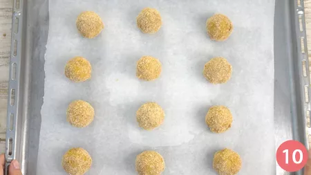 Polpette di pane e formaggio - Passaggio 10