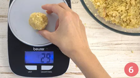 Polpette di pane e formaggio - Passaggio 6