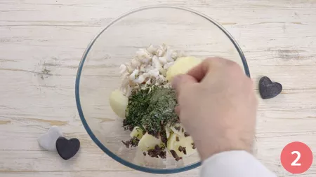 Polpette di pesce al forno - Passaggio 2