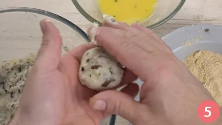 Polpette di pesce al forno - Passaggio 5
