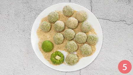 Polpette di piselli - Passaggio 5
