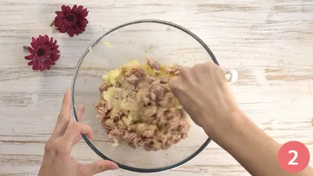 Polpette di tonno e patate - Passaggio 2