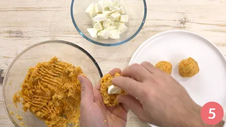 Polpette di zucca - Passo 5