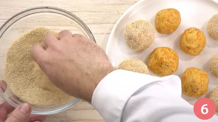 Polpette di zucca - Passo 6