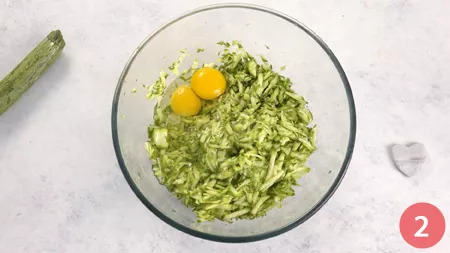 Polpette di zucchine - Passaggio 2