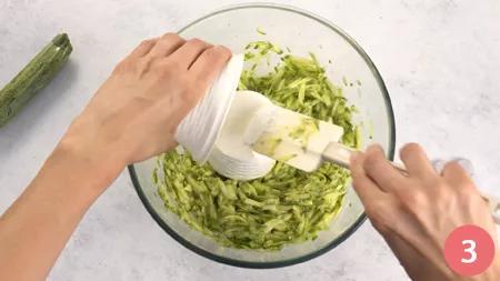Polpette di zucchine - Passaggio 3