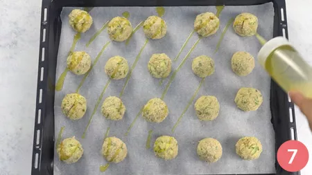 Polpette di zucchine - Passaggio 7