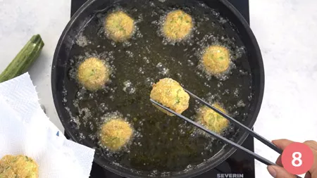 Polpette di zucchine - Passaggio 8