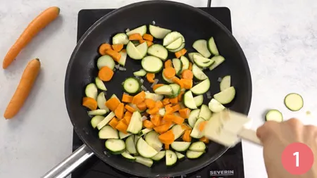 Polpettone di verdure - Passaggio 1