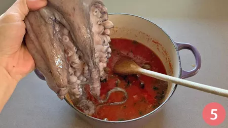 Polpo alla Luciana - Passaggio 5