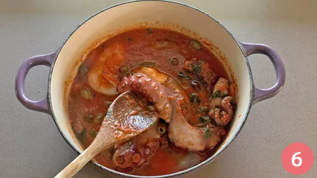 Polpo alla Luciana - Passaggio 6