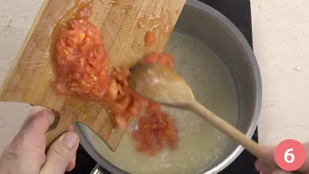 Pomodori ripieni di riso - Passaggio 6