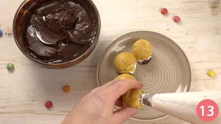 Profiteroles al cioccolato - Passo 13