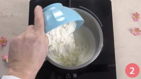 Profiteroles al cioccolato bianco - Passaggio 2