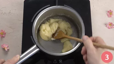 Profiteroles al cioccolato bianco - Passaggio 3