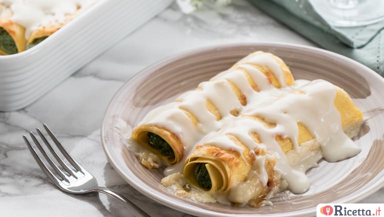 Ricetta cannelloni ricotta e spinaci