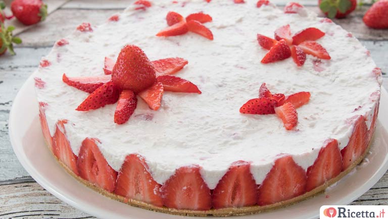 Ricetta cheesecake cocco e fragole