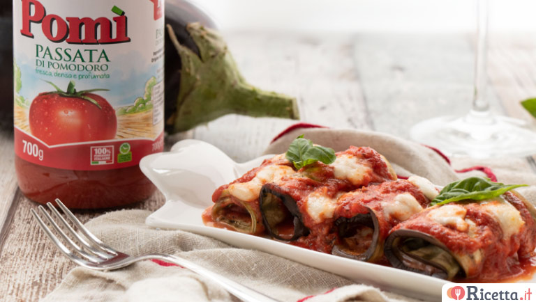 Involtini di melanzane alla mediterranea