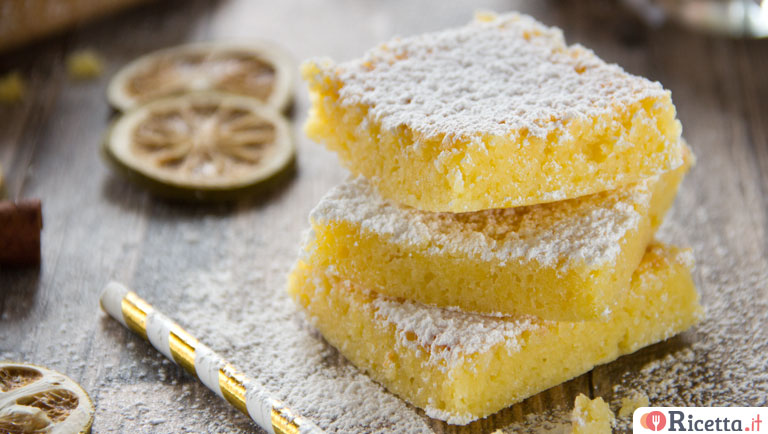 Ricetta lemon bars
