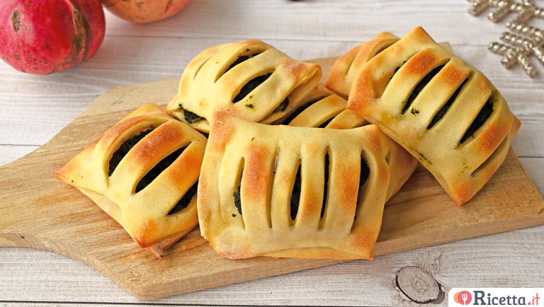 Mini strudel spinaci e salsiccia con il Bimby