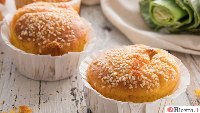 Ricetta muffin zucca -gorgonzola