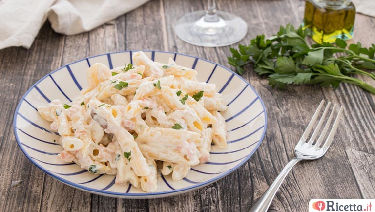Ricetta pasta fredda al salmone