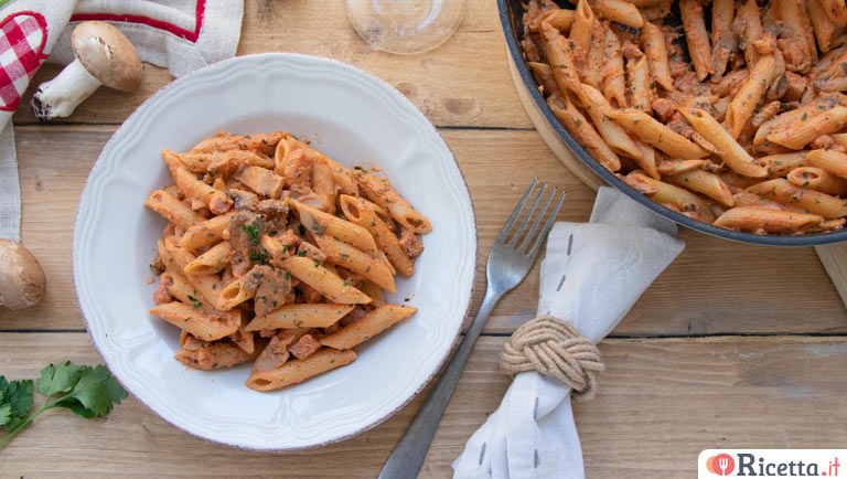 Ricetta penne alla boscaiola