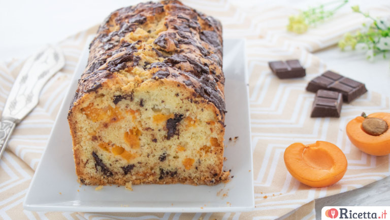 Plumcake albicocche e cioccolato
