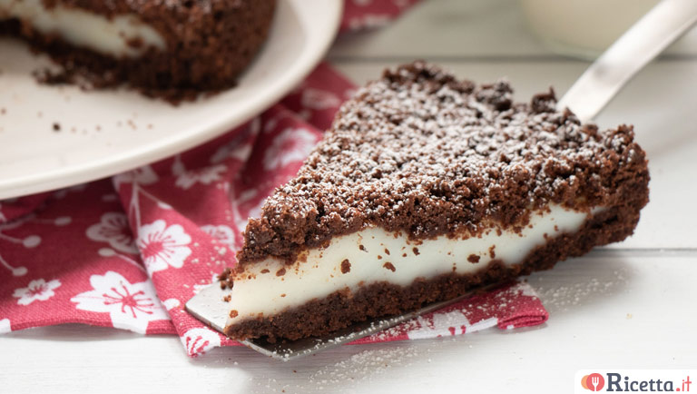 Sbriciolata con crema al latte