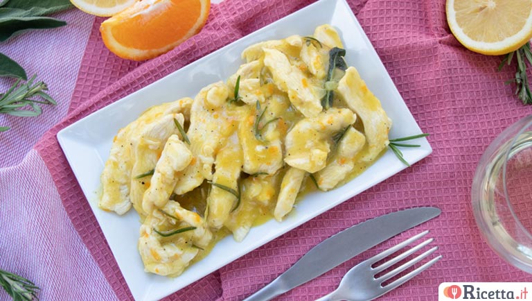Ricetta straccetti di pollo agli agrumi