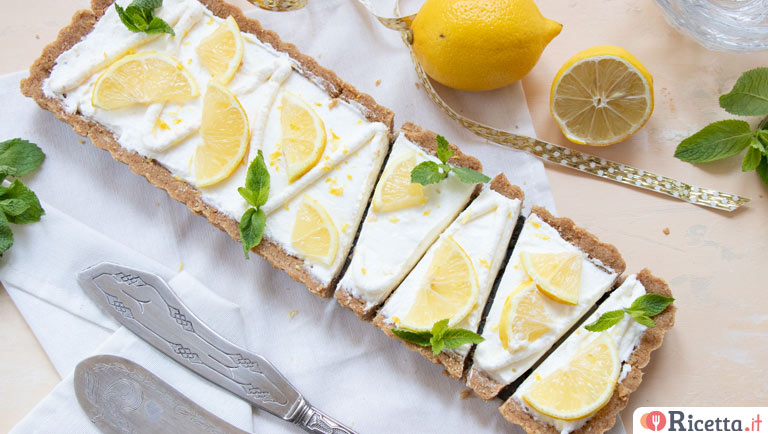 Torta fredda al limone