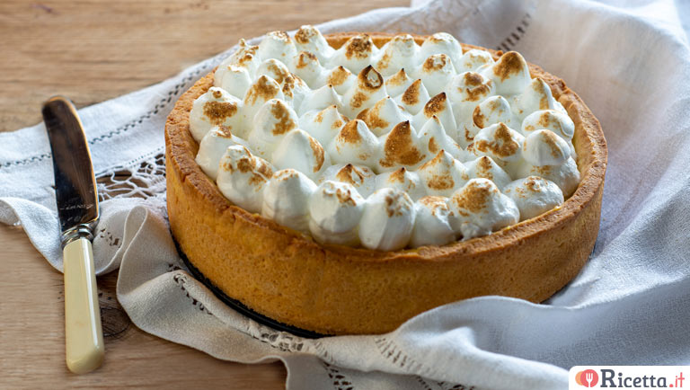 Ricetta torta meringata al limone