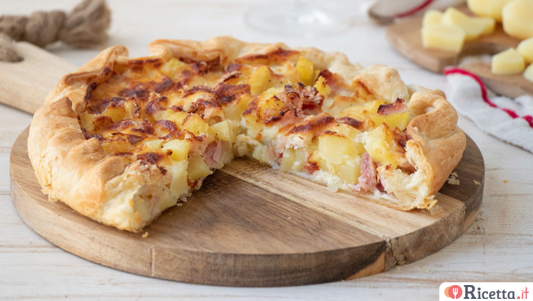 Ricetta torta salata con patate