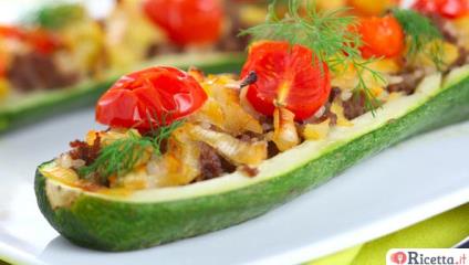 3 Ricette dietetiche: zucchine ripiene