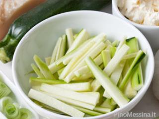 Rigatoni con zucchine