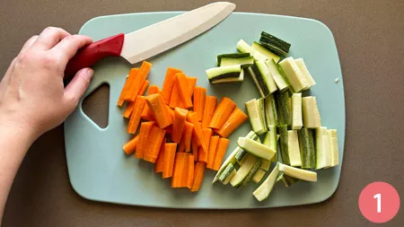 Riso basmati con pollo e verdure - P1