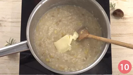 Risotto alle castagne - Passo 10