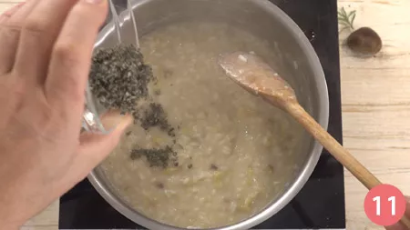Risotto alle castagne - Passo 11