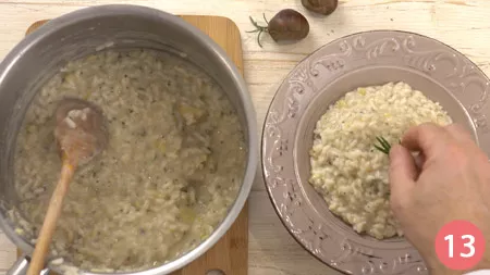 Risotto alle castagne - Passo 13
