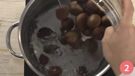 Risotto alle castagne - Passo 2