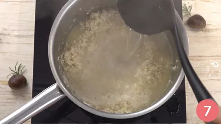Risotto alle castagne - Passo 7
