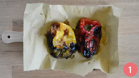 Risotto ai peperoni, rucola e stracchino - p1