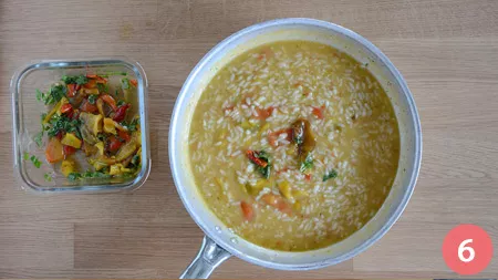 Risotto ai peperoni, rucola e stracchino - p6