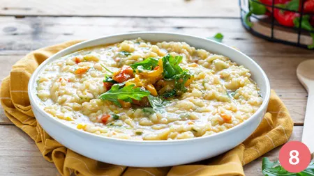 Risotto ai peperoni, rucola e stracchino - p8