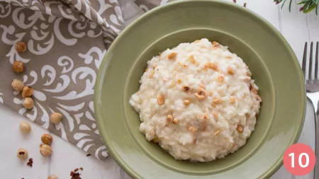 Risotto alle nocciole e toma - Passaggio 10