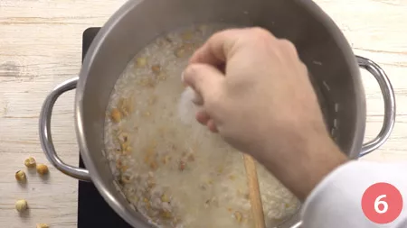 Risotto alle nocciole e toma - Passaggio 6