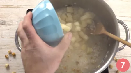 Risotto alle nocciole e toma - Passaggio 7